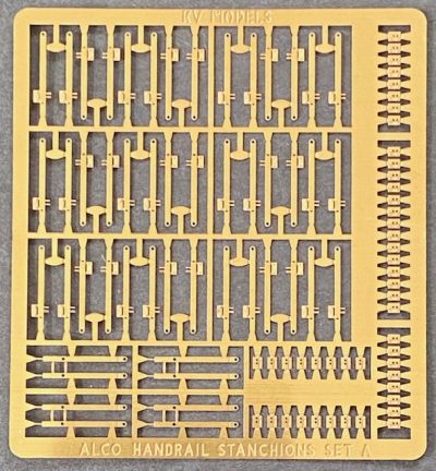 ETCHED SW-1,8,9 AND 1200 HANDRAIL STANCHIONS HO SCALE KV MODELS KV-103H 